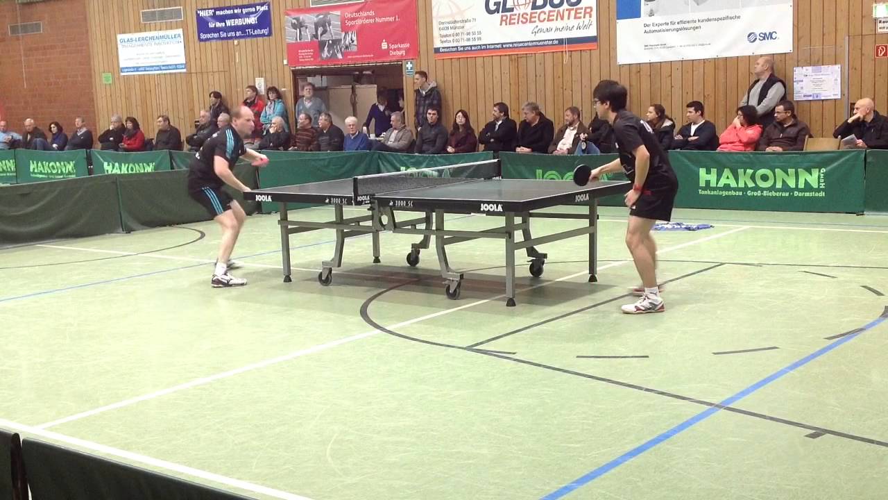 DJK Münster - TuS Kriftel (Oberliga Herren Tischtennis)