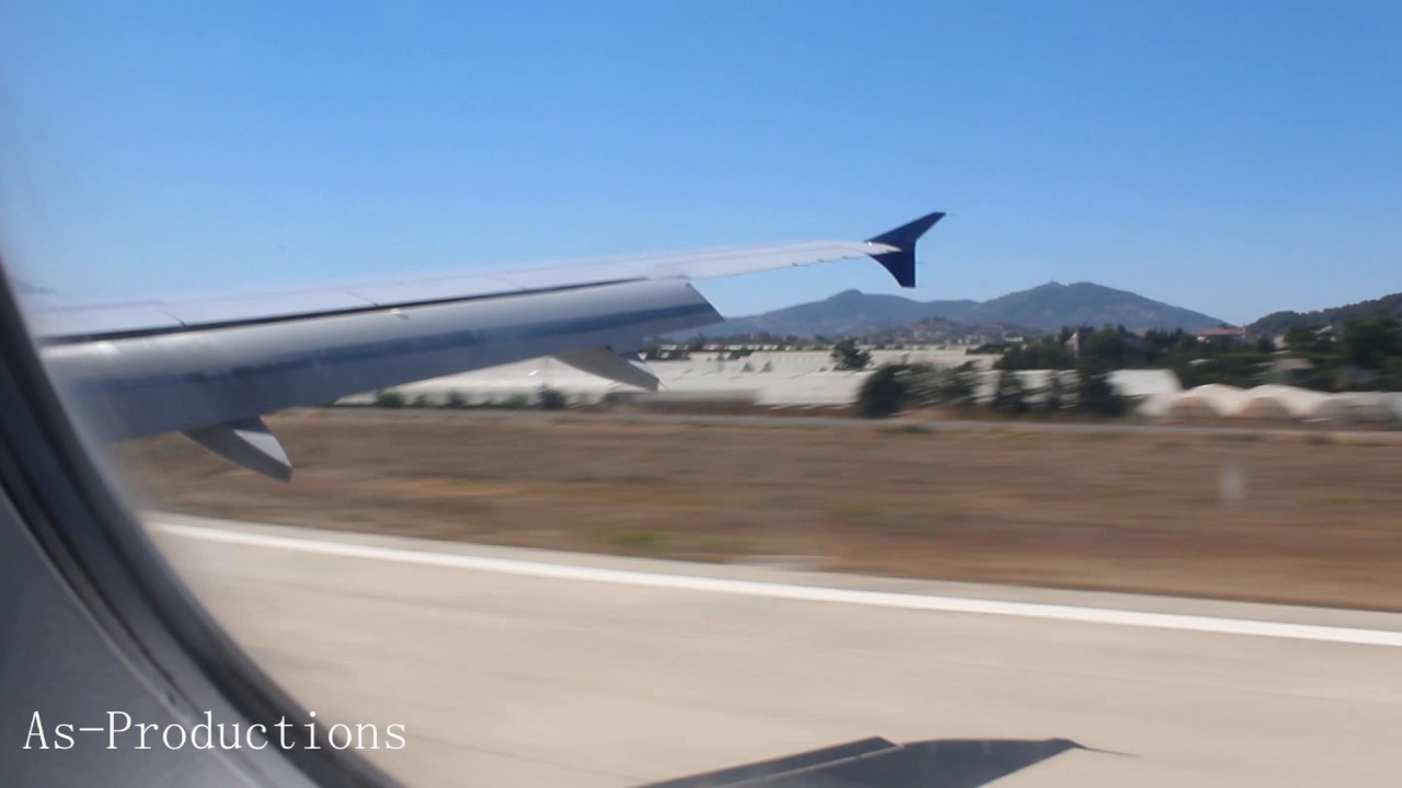 Amazing landing in Alanya, Gazipasa Airport    Scandinavian Airlines A320 FULL HD