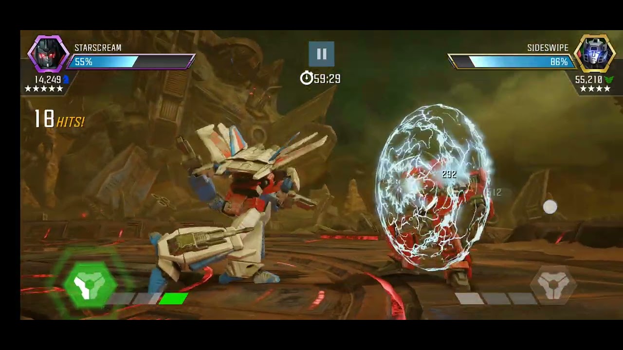 TFTF: Starscream vs Sideswipe 2.3 D91 AM