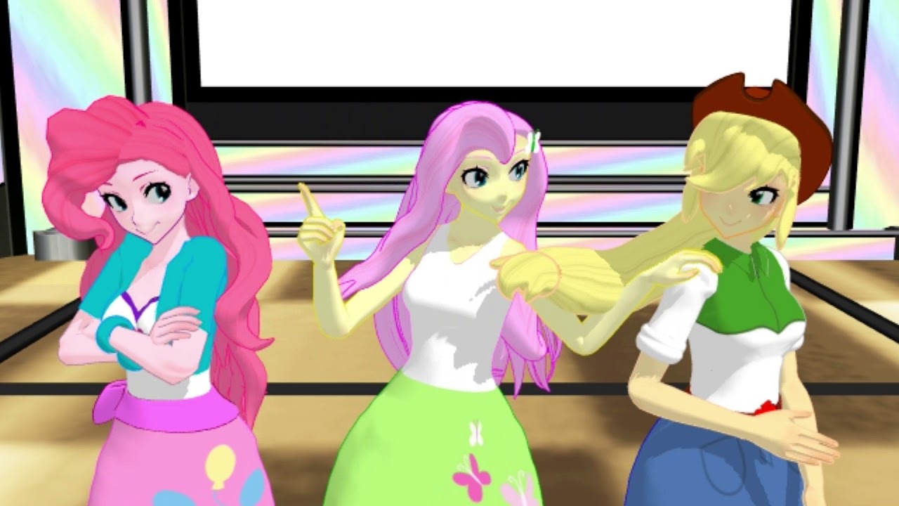 My Little Pony Mane 6 - Cafeteria Song [MMD]