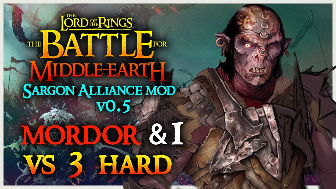 MORDOR & ISENGARD İTTİFAKI - ORK SAVAŞLARI (2v3) | BFME - Co-op Skirmish / S.A.M v0.5