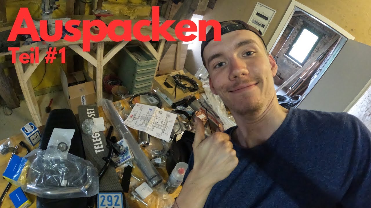 Simson S50 B2 Projekt || Teile Auspacken || Teil #01