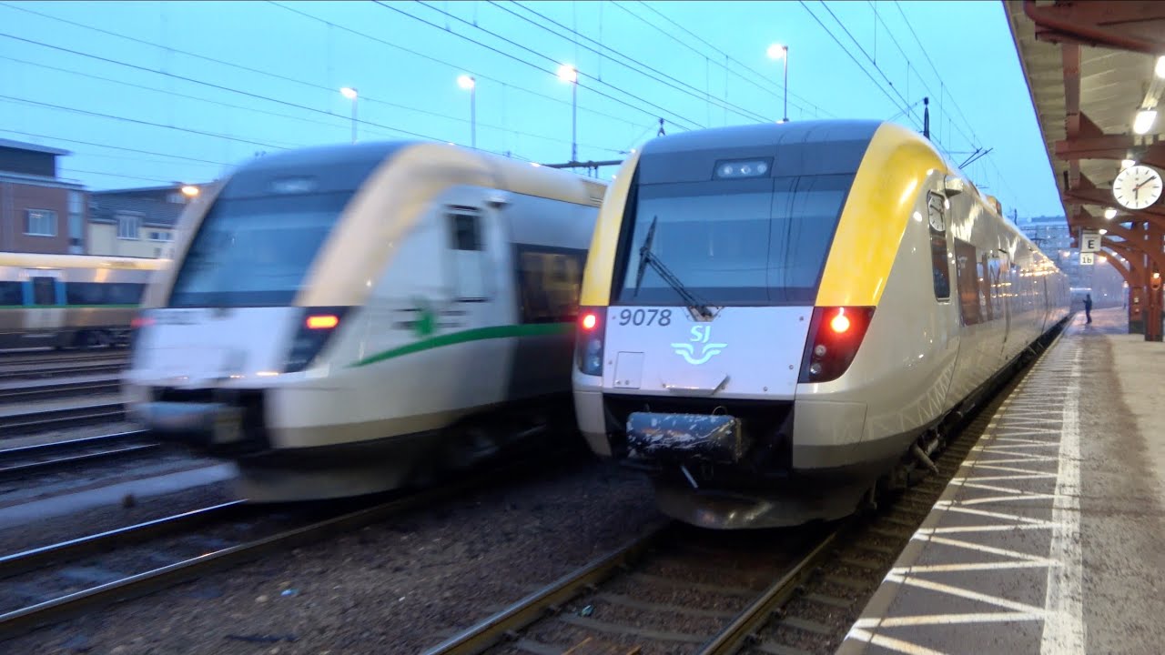 Tåg på Karlstad Central