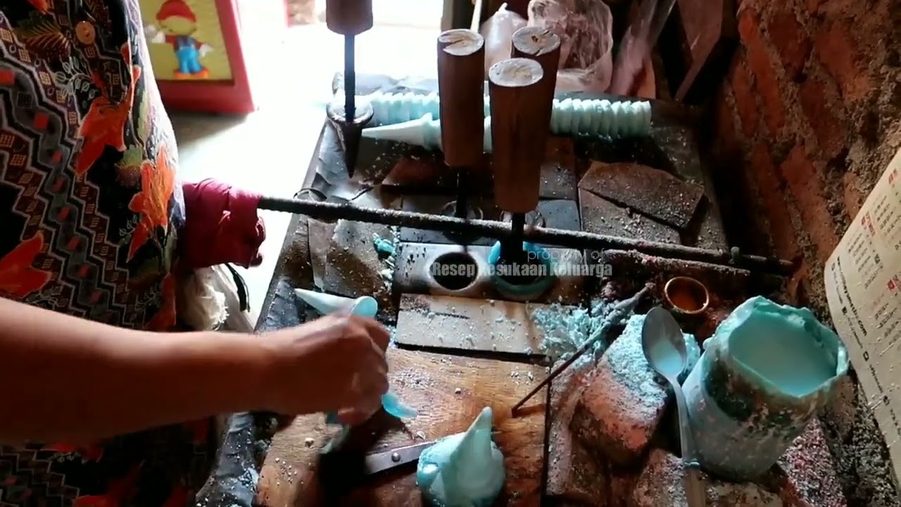 Membuat Cone Corong Horn Wadah Es Krim Es Krim Tung Tung Manual