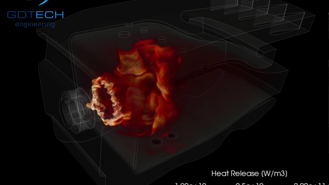 Numerical simulation of an aeronautical chamber