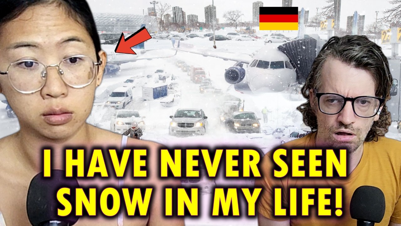 THAI-CANADIAN REACT: GERMANY IS FREEZING! WINTER IN MÜNCHEN | GERMANY REACTION