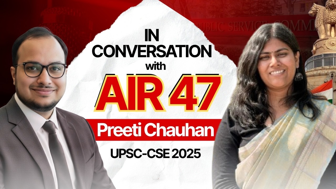 AIR 47 Preeti Chauhan UPSC Strategy | Sociology Optional, Essay and more | With Aditya Sir