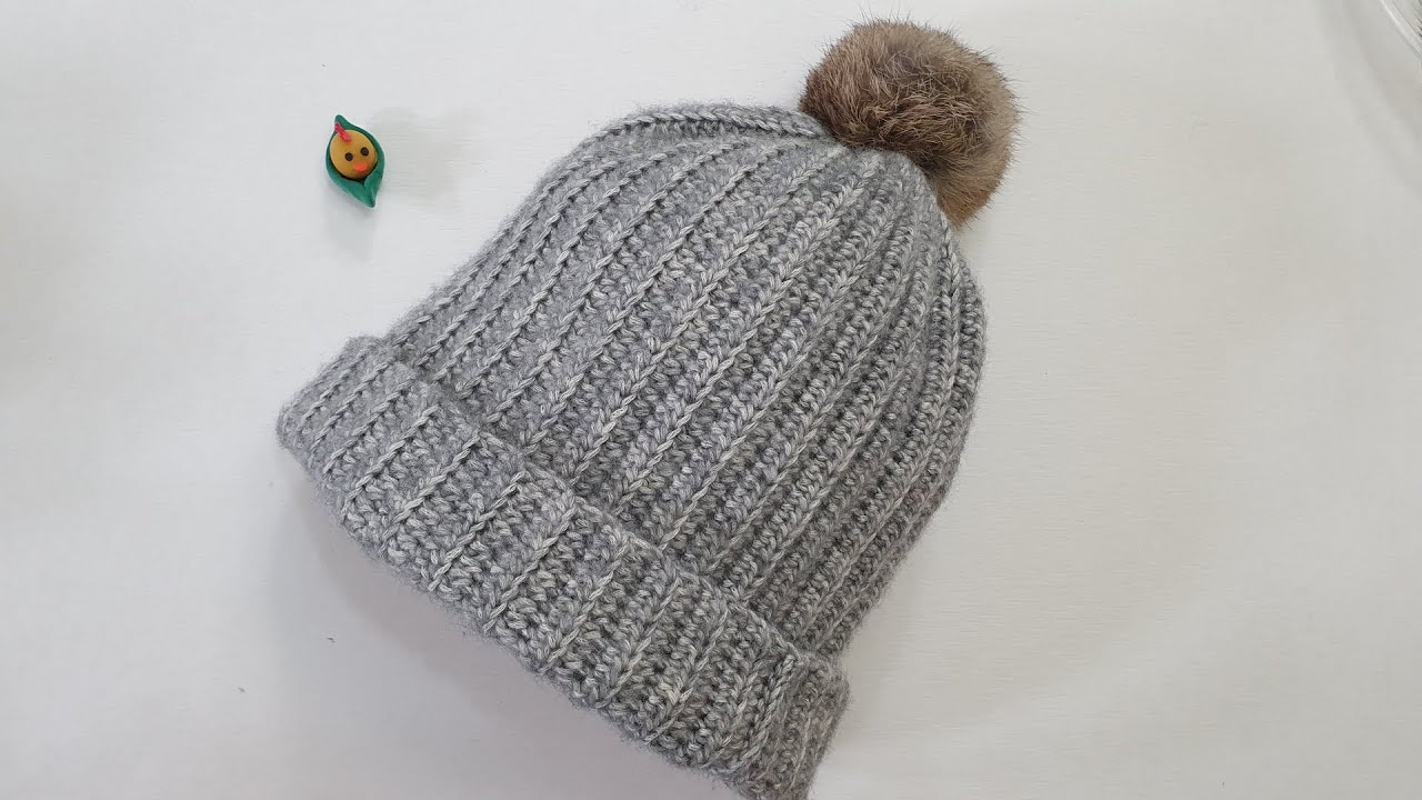 코바늘 모자뜨기/초보용 비니모자/겨울모자 Crochet  beanie hat/Crochet winter hat