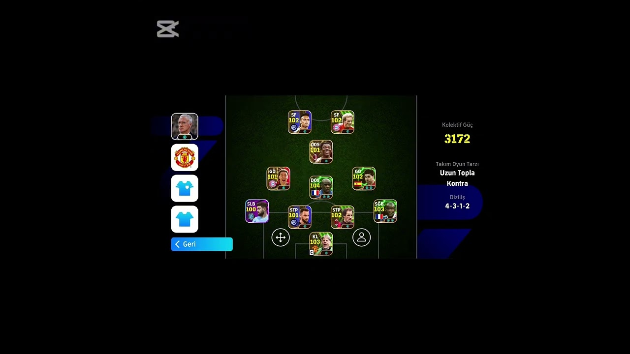 UZUN TOPLA KONTRA META DIZILISLERI EFOOTBALL MOBILE