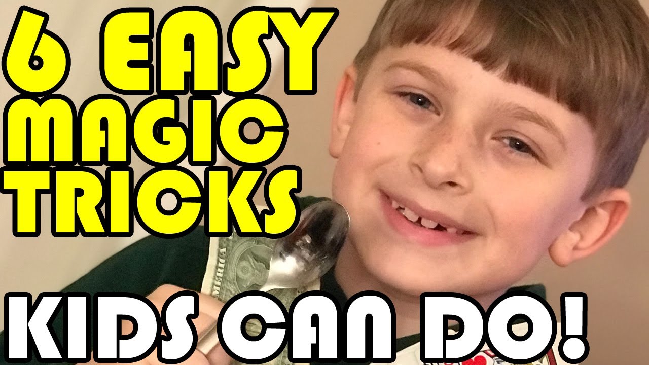 6 EASY Magic Tricks KIDS CAN DO!