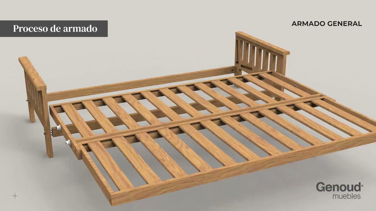 FUTÓN PORTLAND de Genoud Muebles | Instructivo de armado
