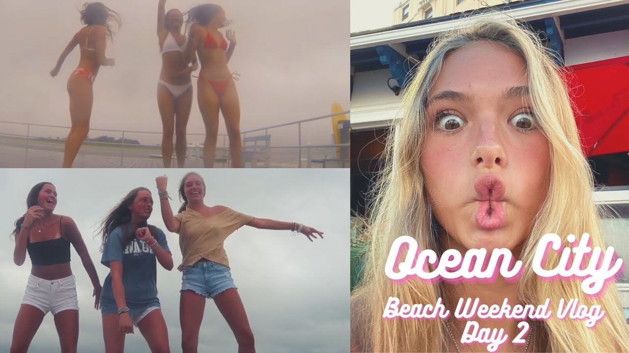 Ocean City Beach Weekend Vlog l Day 2 l Maddy Taylor
