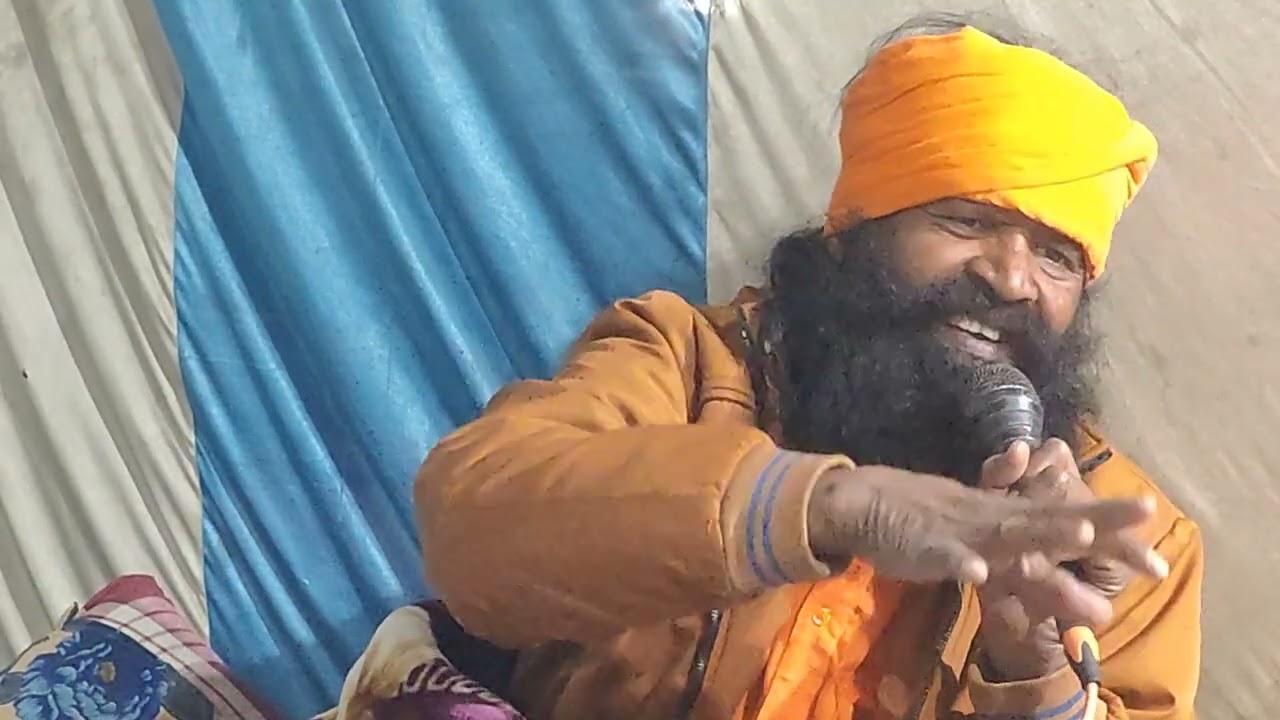 सत्संग के द्वारा समझाते महात्मा सोहन दास जी ग्राम गाड़ना बिजनौर 