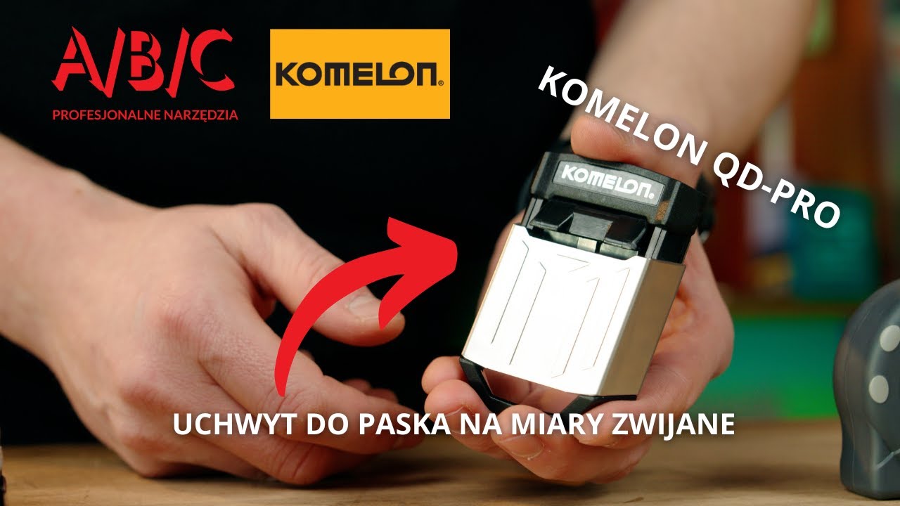 KOMELON QD-PRO - UCHWYT DO PASKA NA MIARY ZWIJANE
