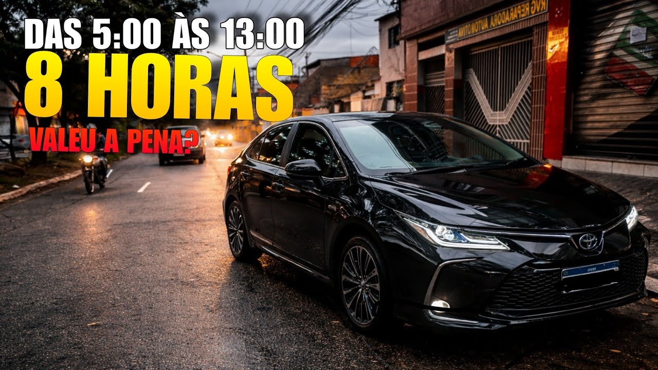 Trabalhei 8 horas na Uber de manhã veja como foi 🤔 quanto ganha um motorista uber em São Paulo