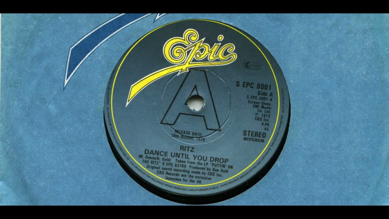 RITZ / DANCE UNTIL YOU DROP / 1979 / A-SIDE / 7'' VINYL / 70's