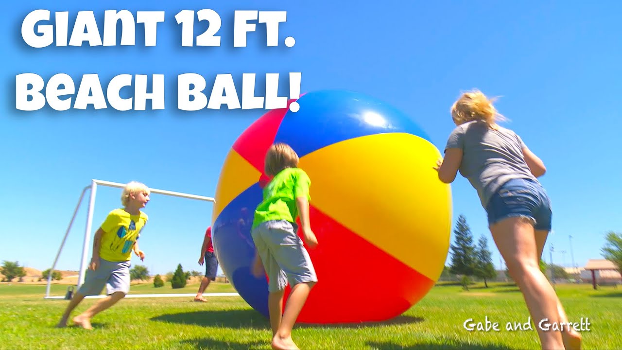 Giant Beach Ball! HUGE Inflatable 12 FT Tall! | Vat19