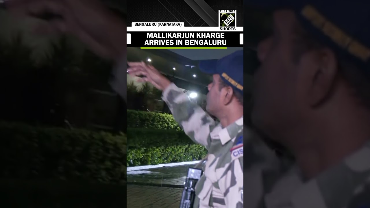 Congress President Mallikarjun Kharge arrives in Bengaluru as Party Feud over CM post intensifies