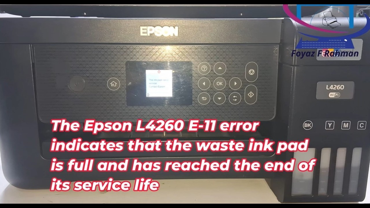 Epson L4260 Ink Pad Reset E-11 Error | Epson L4260, L5190, L4160 Resetter Tool | Easy Printer Reset