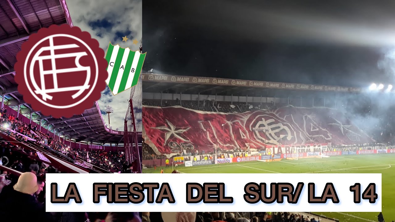 La LOCURA del CLÁSICO DEL SUR, La barra 14/ Lanus - Banfield