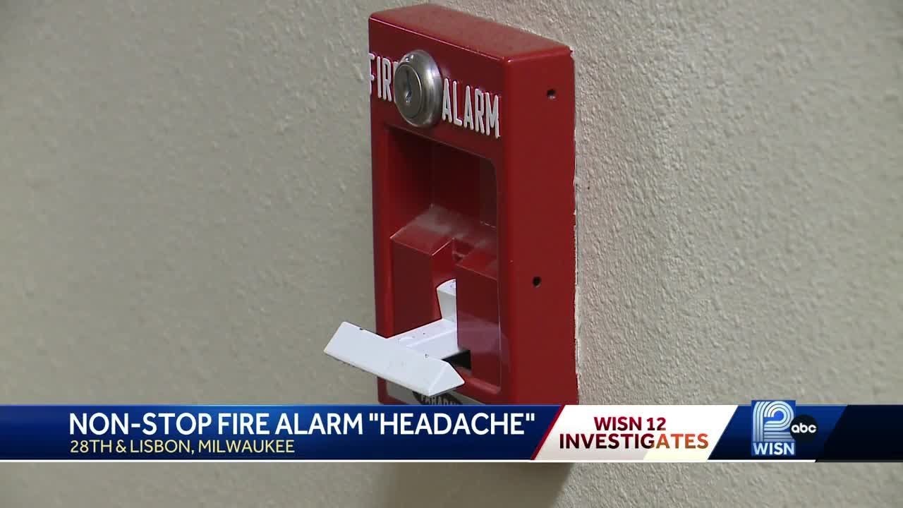 Milwaukee tenants suffer through blaring, strobing fire alarm for hours