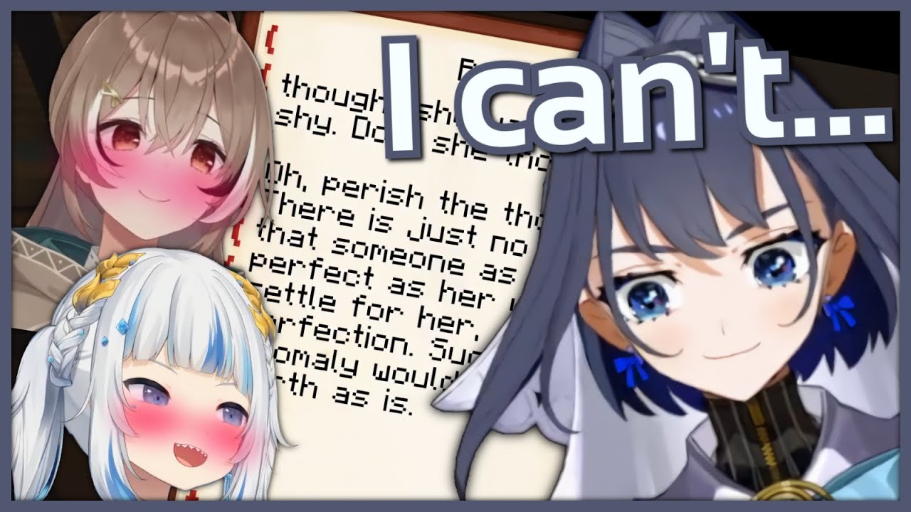 Kronii Reacts To Gura And Mumei's Fanfics... And Writes Her Own...【Hololive EN】