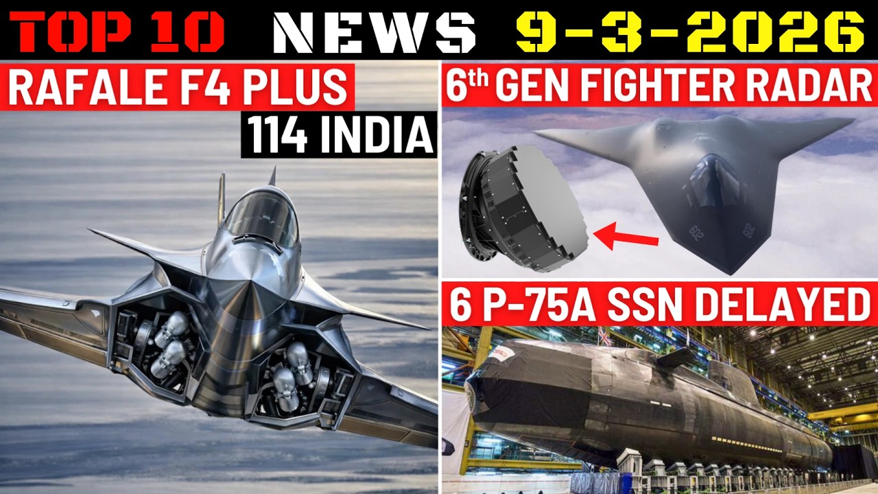 Indian Defence Updates : Rafale F4+ India,6th Gen Fighter Radar,P-75A SSN Delayed,120 Kn Engine Deal
