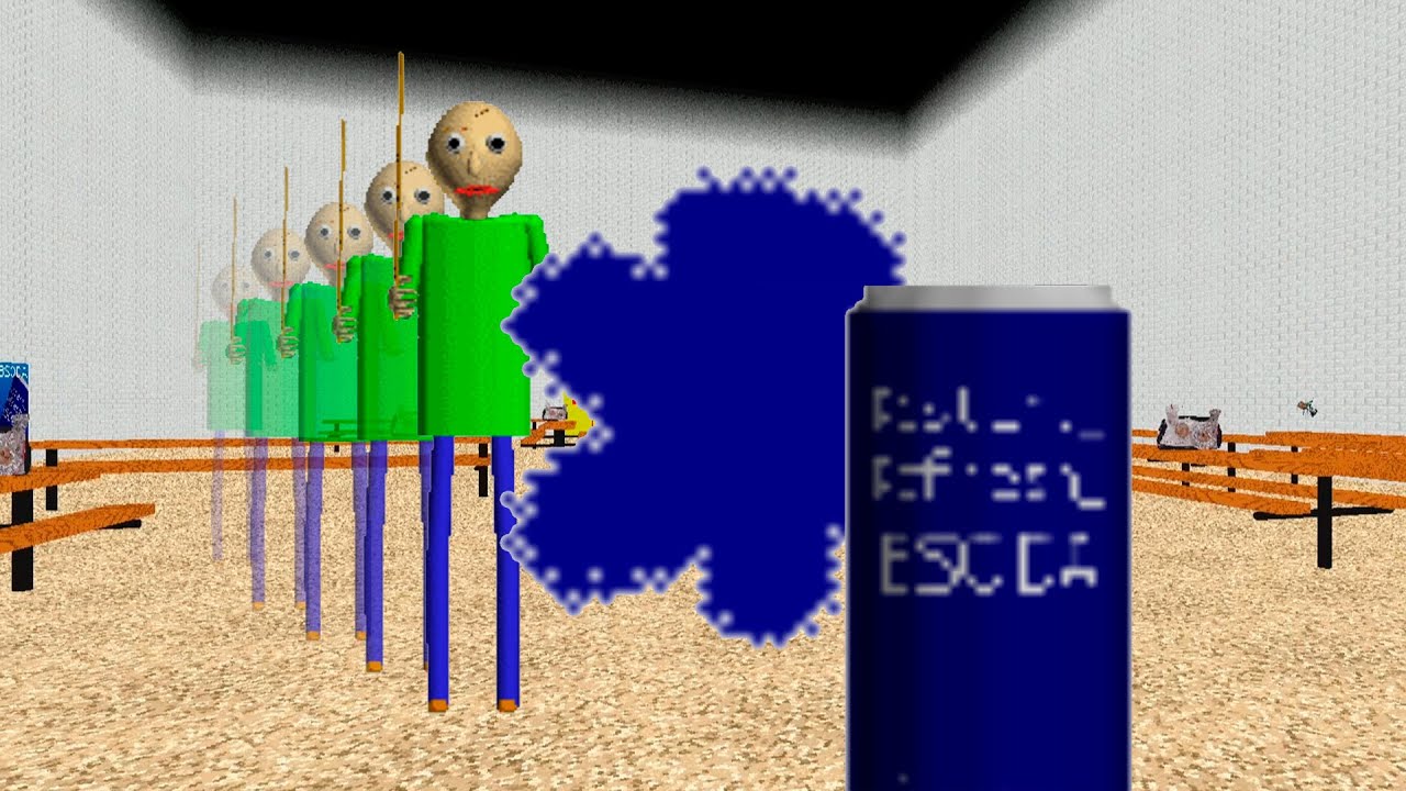 Baldi is Super Fast, but I have Infinite BSODA --- Baldi's Basics Classic BSODA Challenge
