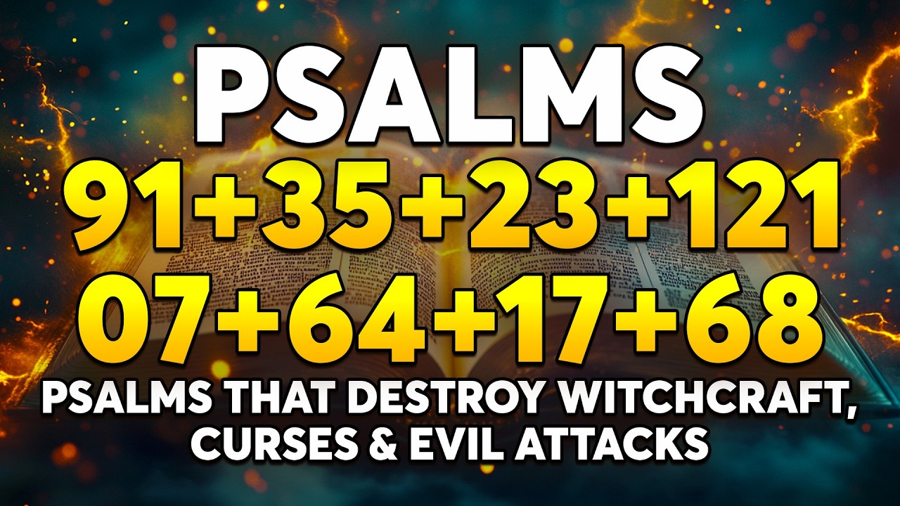Psalms That DESTROY Witchcraft, Curses & Evil Attacks | Psalms 91, 35, 23, 121, 07, 64, 17, 68