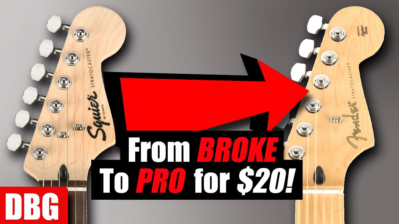 Заставьте свой SQUIER звучать как FENDER всего за 20 долларов!