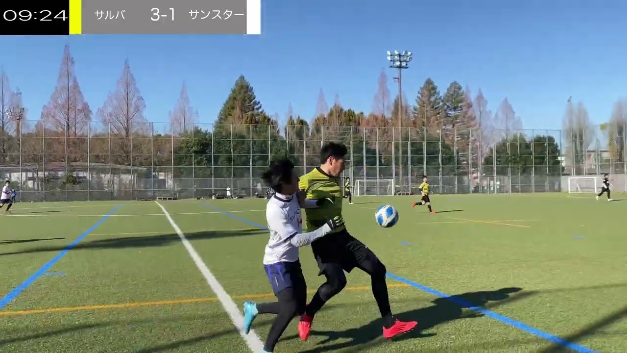 2026年1月10日GRFLカップサンスター戦(後半)