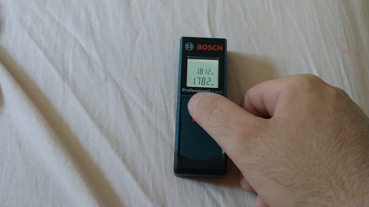 Trena a laser bosch GLM 20