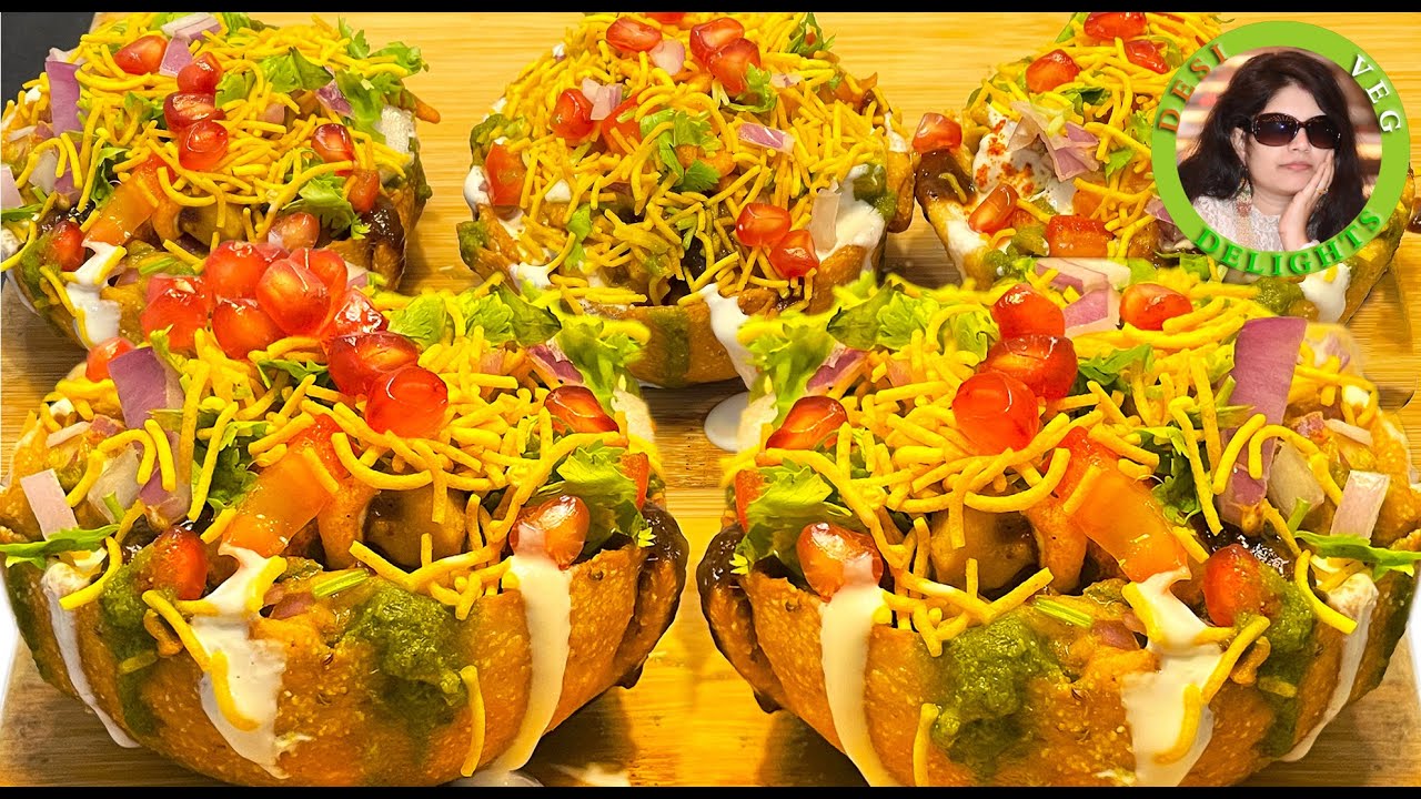 Katori  Chaat | Basket Chaat recipe | Tokri  Chaat | Katori Chaat |Aloo chaat recipe easy recipe