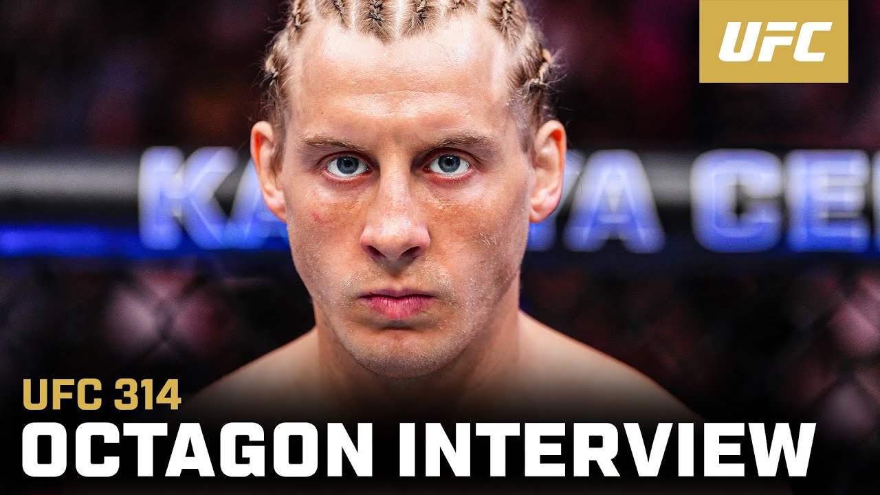 Paddy Pimblett Octagon Interview | UFC 314