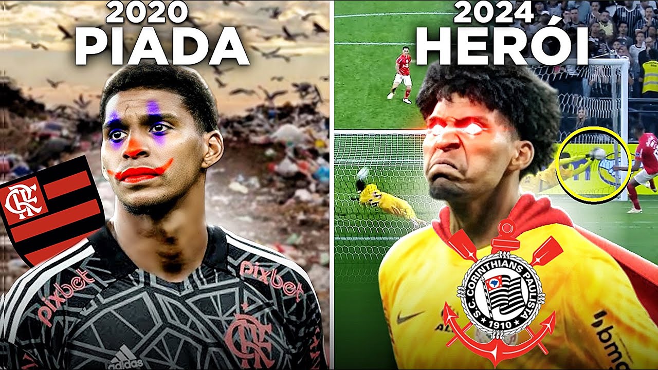 A Incrível VOLTA POR CIMA de HUGO SOUZA : de piada no Flamengo a Herói Corinthians X Vasco - Campeão