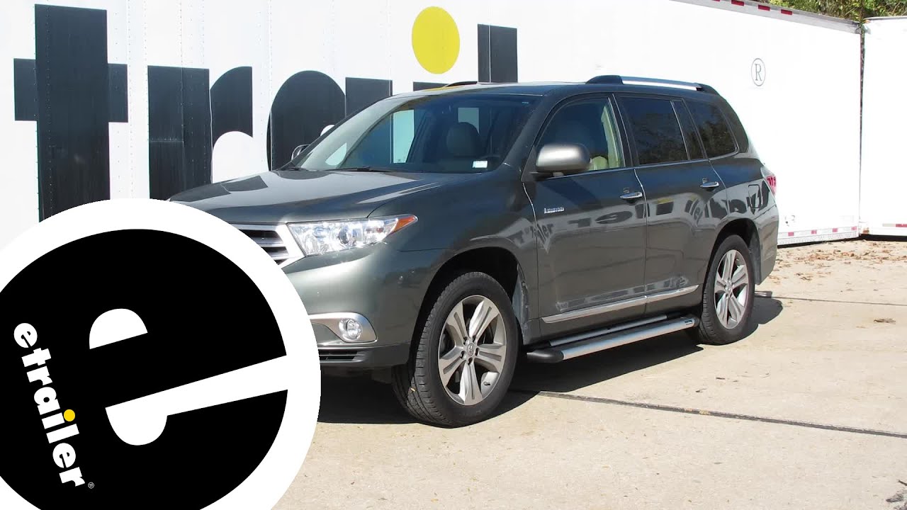 Install: Westin Sure-Grip Running Boards w/ Custom Installation Kit on a 2013 Toyota Highlander