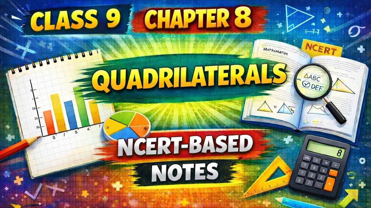 Quadrilaterals📕 Class-9th 💖 notes 🔥 Chapter -8🌸Mathematics 💯  Part -2
