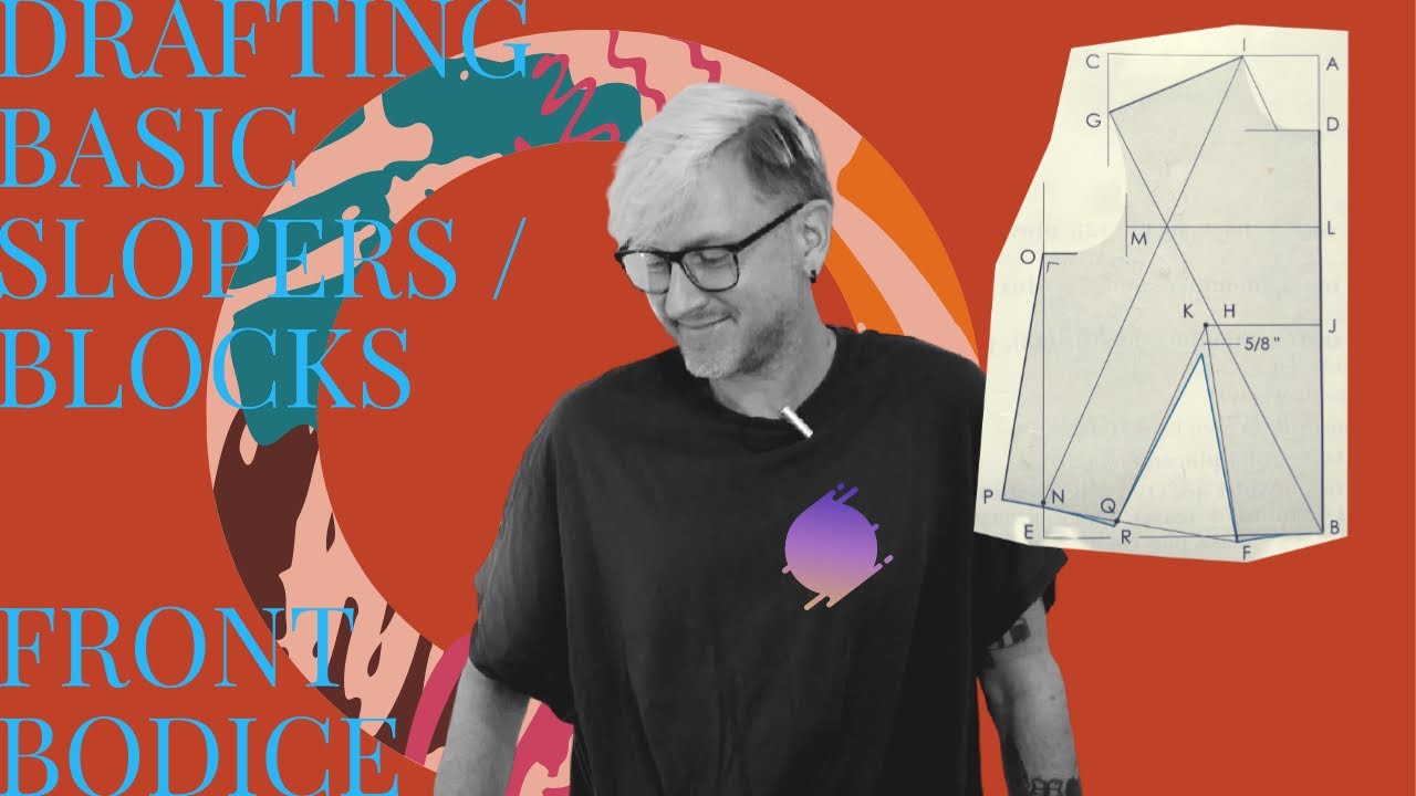 The Artisan's Zone / DRAFTING BASIC SLOPERS / FRONT BODICE. Pattern making tutorials - Patrick Moder