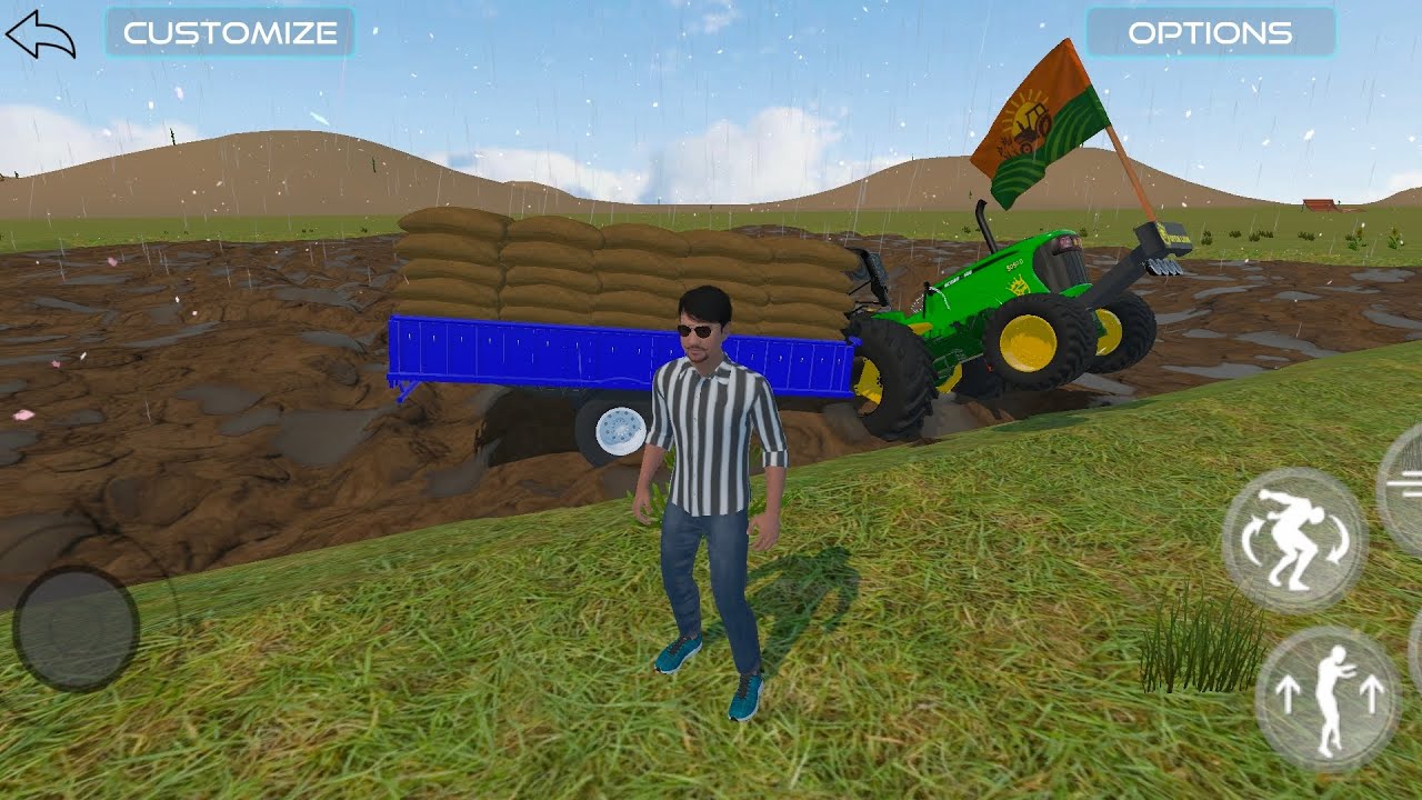 !! JOHN DEERE DI-50 , FULL LOADEAD TROLLEY 400 BORI KE STH , KICHAD ME FAS GAYA !! ⛽💥🚧🚨💸🚩🚜❌⛽❌💥❌⛽🚜🚧❌⛽