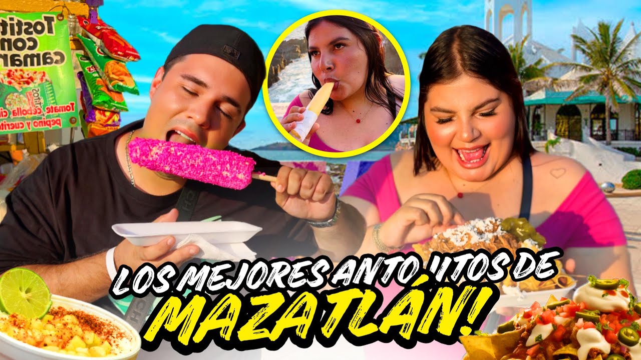 PROBAMOS los ANTOJITOS CALLEJEROS de MAZATLÁN 🏝️ | Realmente son BUENOS?