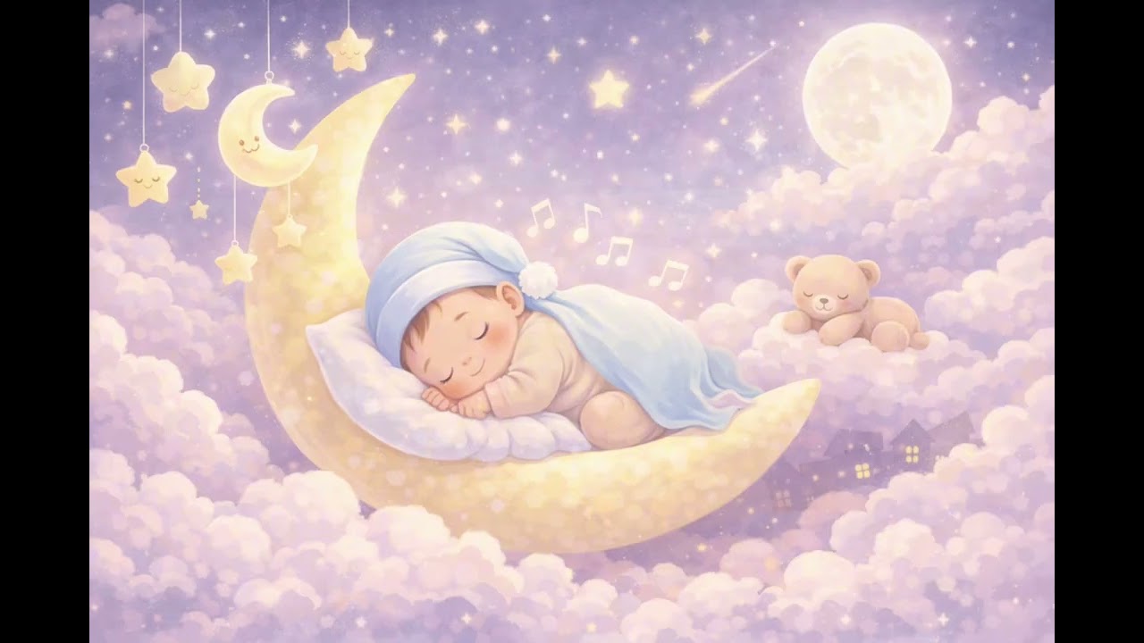 Bebekler İçin Ninni 🌙 | Sakinleştirici Uyku Müziği | Huzurlu Gece (1 saat)