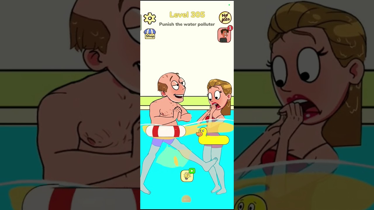 punish the water pollutor! impossible date 2 😂🤣🤣 level 305 