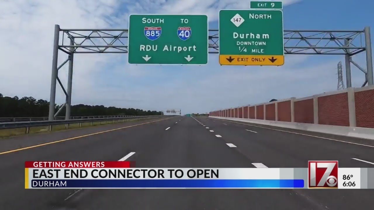 Durham east end connector to open