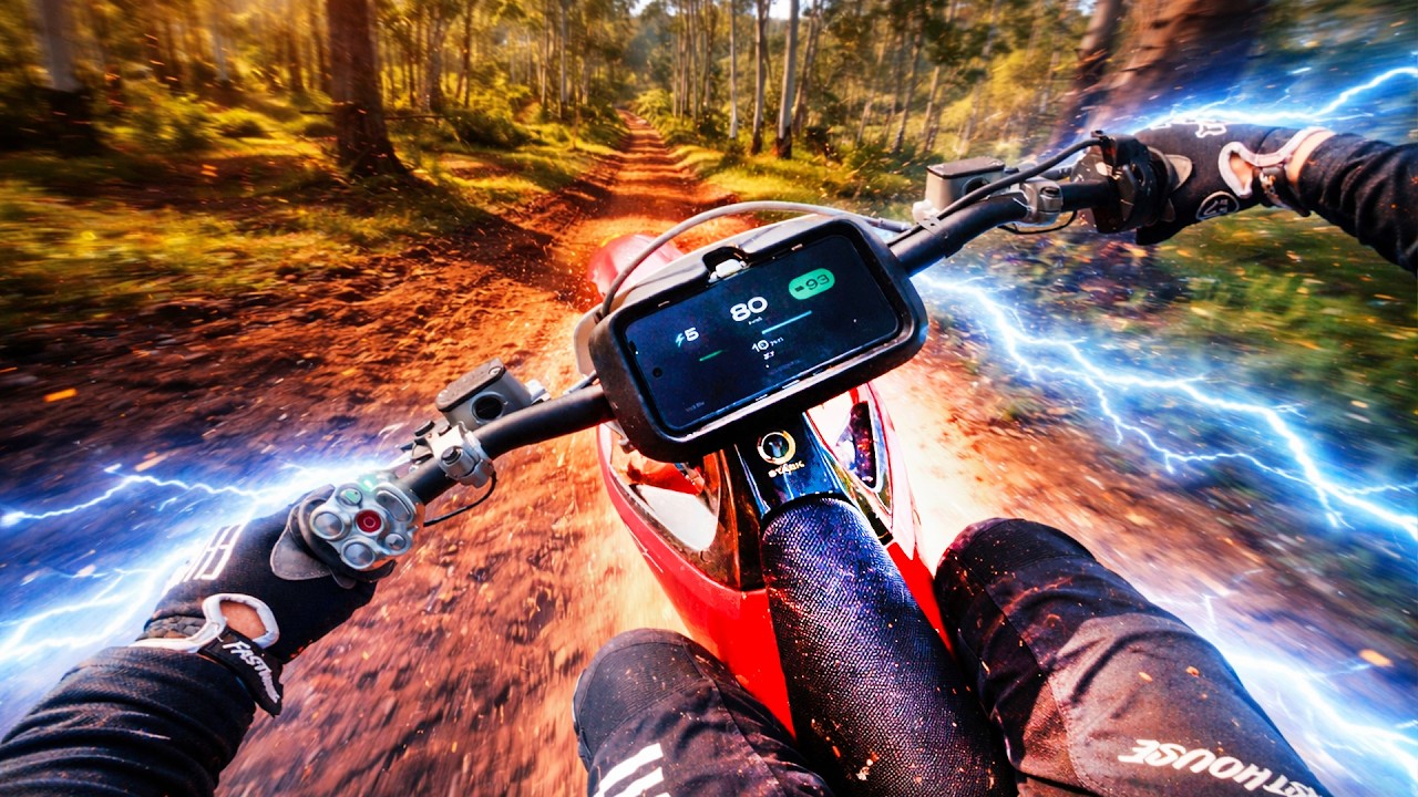 PRIMEIRA VEZ COM UMA MOTO EL&Eacute;TRICA DE TRILHA