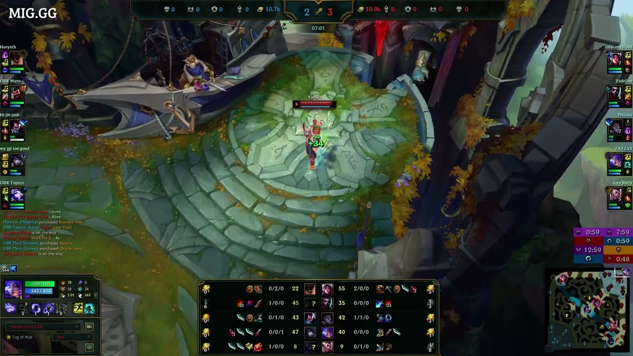 YUNARA VS APHELIOS ADC GAMEPLAY