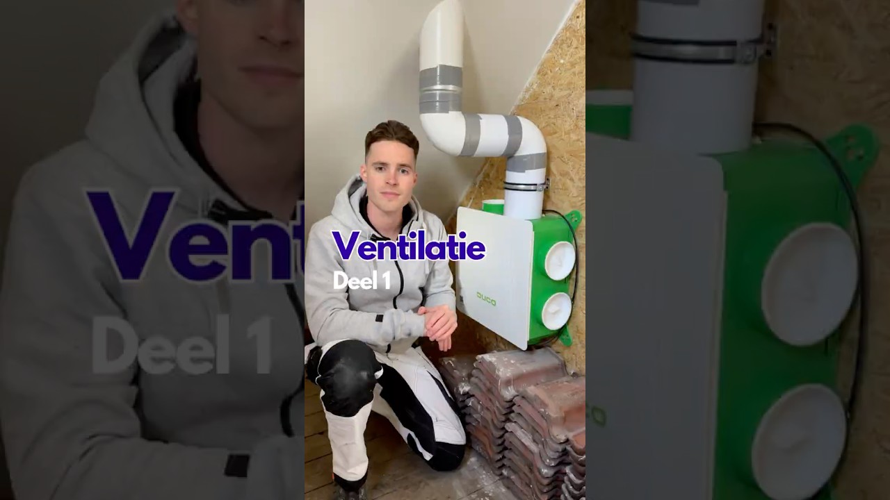 Ventilatie deel 1: Kanalen leggen #renofaasie #diy #duco