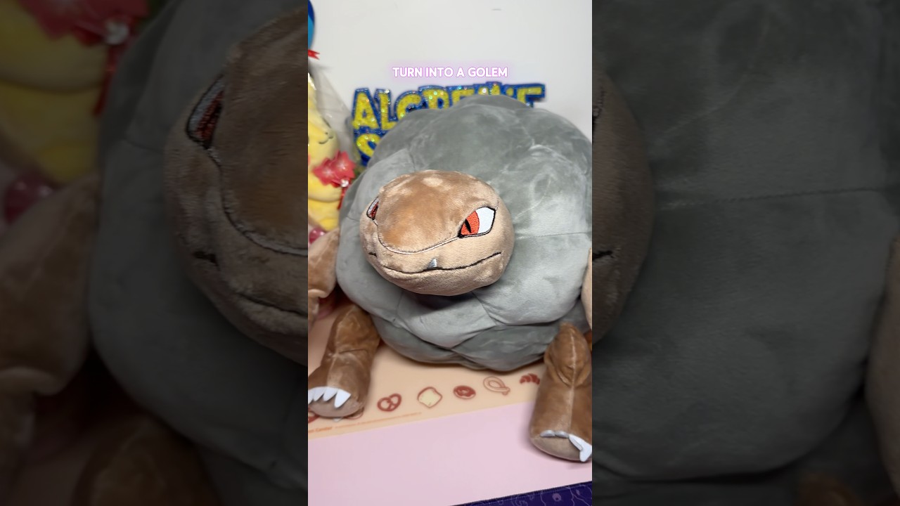 This plushie actually EVOLVES! 😱 #pokemon