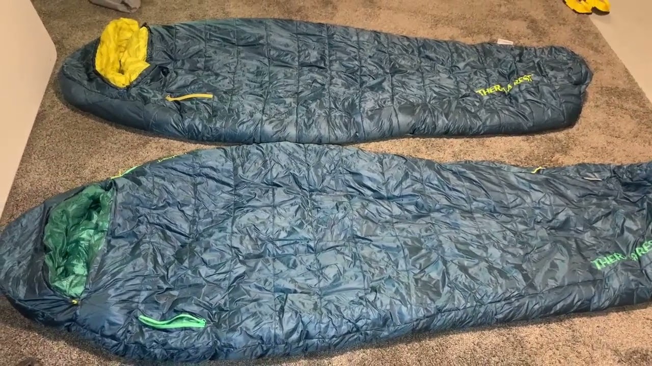 Thermarest Saros 20° vs 32° comparison