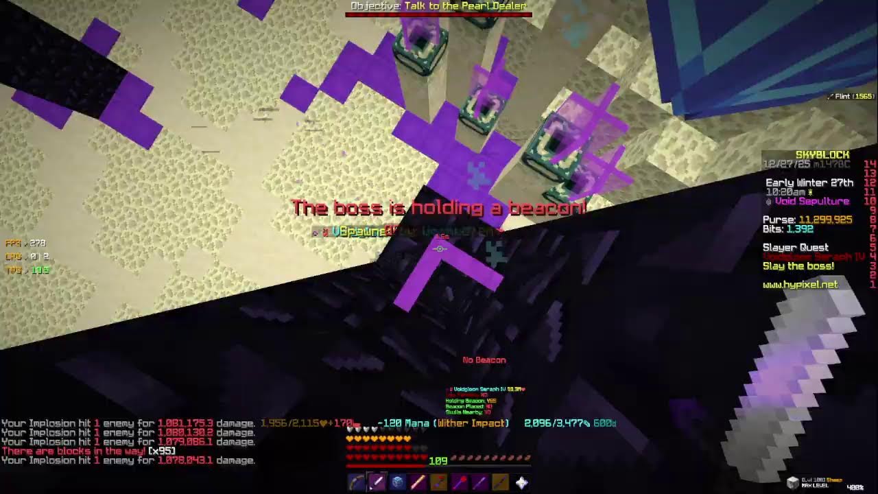 Eman Slayer in cheese spot (HYPIXEL SKYBLOCK)