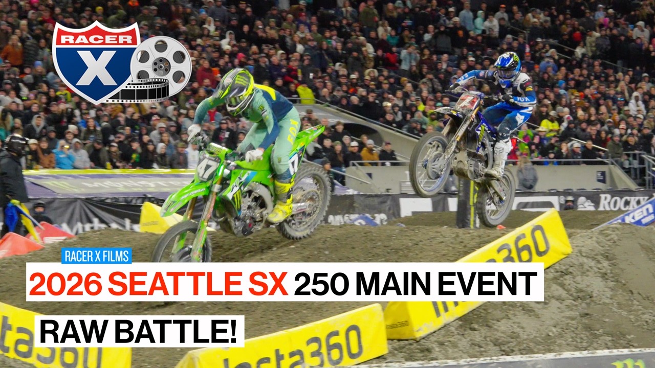 EPIC BATTLE! Deegan versus Kitchen at 2026 Seattle Supercross RAW